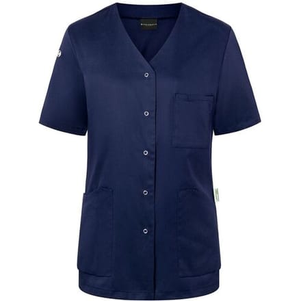 (6 stuks) KARLOWSKY Korte Mouw Dames Tuniek Essential - Marineblauw - maat: 48