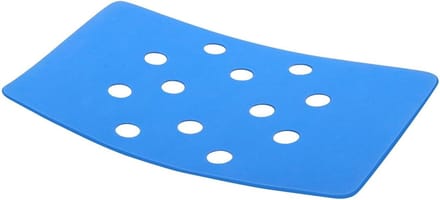 Douchekussen - Badzitkussen - Comfortabel Douchen - Ventilerend Ontwerp - 35x24cm - Blauw