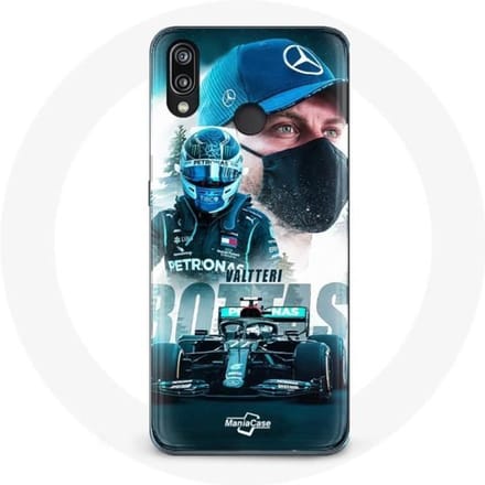 Coque - Huawei - P20 Lite - Formule 1 - Valtteri Bottas - Noir - Souple noir