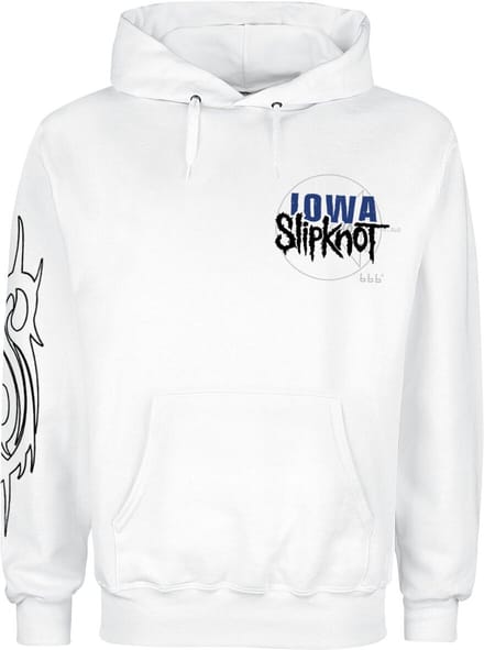 Slipknot Iowa Goat Cover Heren Trui met capuchon - wit - S