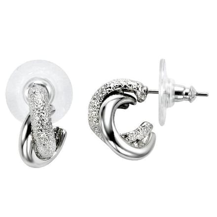 Behave - Oorbellen - Dames - Zilverkleur - Modern - Oorstekers