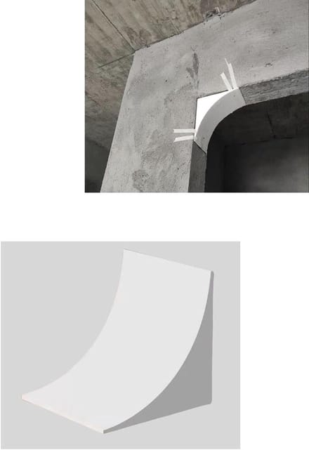 Boogset Deurkozijn - Ronde Afwerking - Interieur Upgrade - Lichtgewicht Schuim - 2 Stuks - Wit