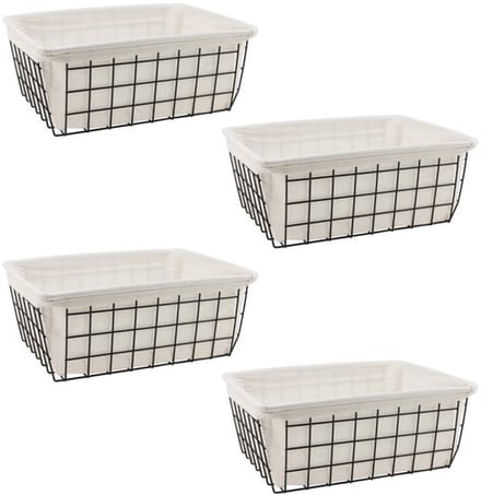 SPHProducts - Draadopbergmand - Stapelbare diepvriesmanden - Zwart