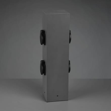 Trio Lighting Stopcontactzuil voor buiten, 4-voudig