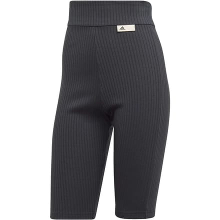 Geribde damesshort adidas Studio Lounge