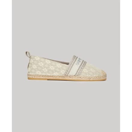 Superdry - Canvas espadrilles met overlay - Dames - Espadrilles
