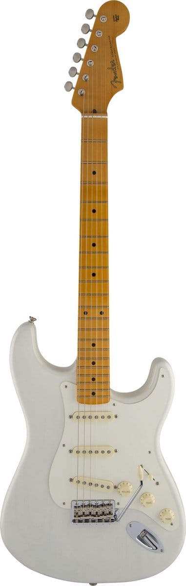 Fender AS Eric Johnson Strat MN White Blonde - ST-Style elektrische gitaar