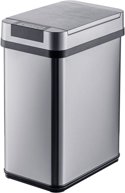 Prullenbak - 12 l - met sensor - zilver
