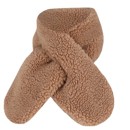 Baby Sjaal winter - Teddy Wol - Zand / 1-2 Jaar
