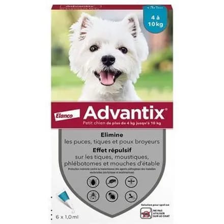 Ongediertebestrijding voor honden Elanco Advantix 1 ml
