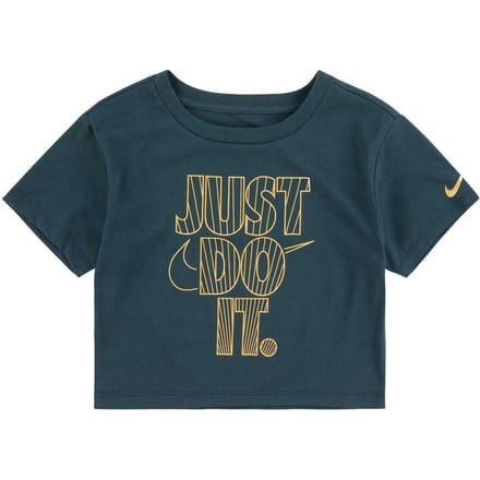 Nike Meisjes Shine Boxy T-Shirt (Groen)