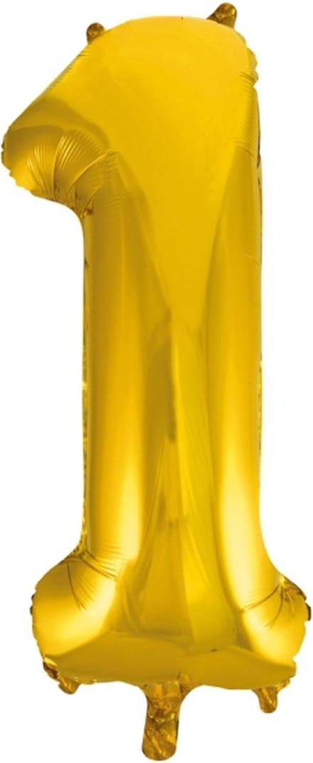 Ballon folie 1 goud | 86cm