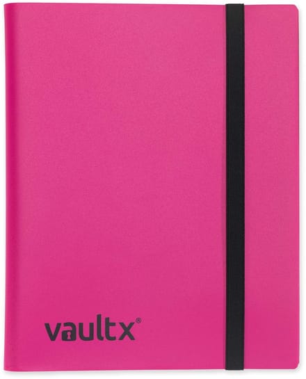 Vault X 9-Pocket Strap Binder - Verzamelmap - 360 Kaarten/Roze