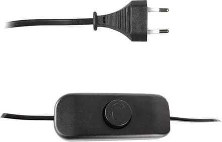 Lybardo - Snoerdimmer LED - Zwart - 3-75W - Met Draaiknop