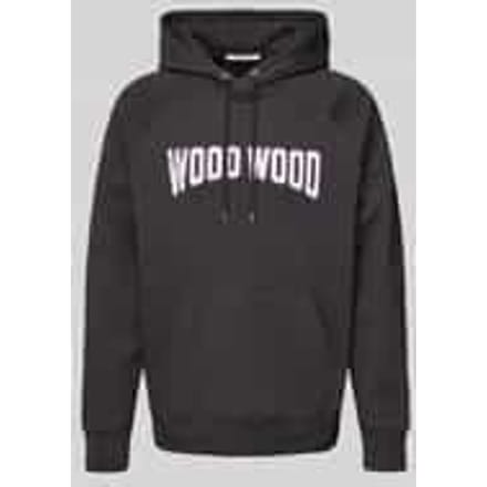 Oversized hoodie met labelprint