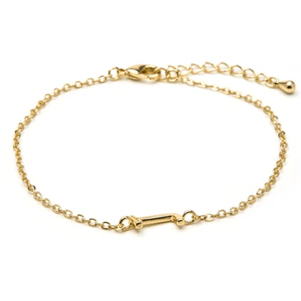 Luxenter Armband met 18-karaats geelgouden afwerking - Alphabet