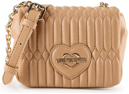 Love Moschino Bubbly Love Crossbody tas 18 cm - Dames - beige