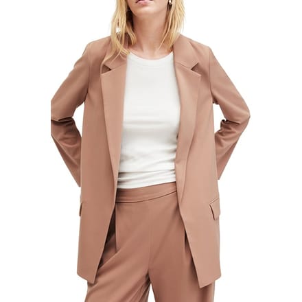 AllSaints Aleida Tri Blazer Fawn Brown Taglia: 10 | Blazers Outlet | Donna | Marrone