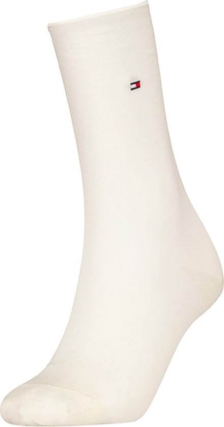 Tommy Hilfiger dames sokken premium roll top wit