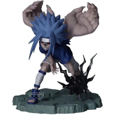Banpresto Naruto Memorable Saga PVC Statue Uchiha Sasuke II 10 cm Beeld