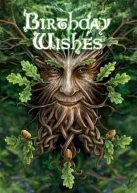 Anne Stokes Verjaardagskaart Oak King