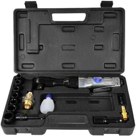 GEKO Pneumatische ratelsleutelset - 16-delig - Ergonomisch - Lichtgewicht - 1/2" aansluiting