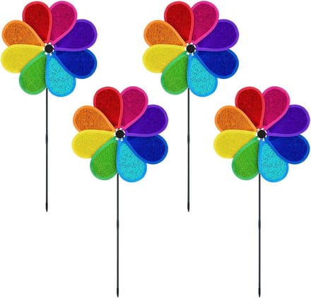 Windspinner Tuin - Windvanger Ornament - Vogels Afschrikken - Reflecterend Sprankelend - 1 stuk - Regenboog
