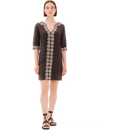 Korte linnen jurk voor vrouwen Haris Cotton