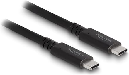 Delock USB4™ 40 Gbps Coaxial Cable 1.2 m USB PD 3.1 Extended Power Range 240 W