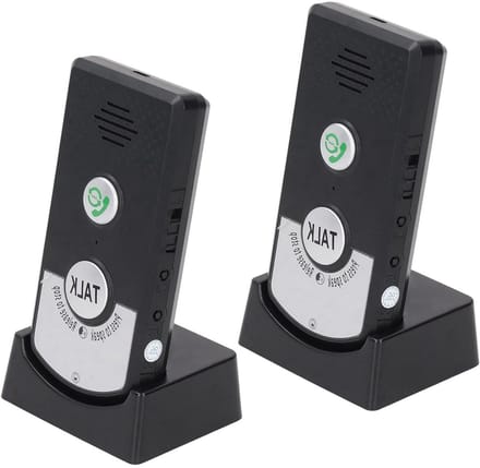 Draadloze Intercom - Tweeweg Communicatie - Communiceren Thuis - Lange Batterijduur - 1000m Bereik - Wit