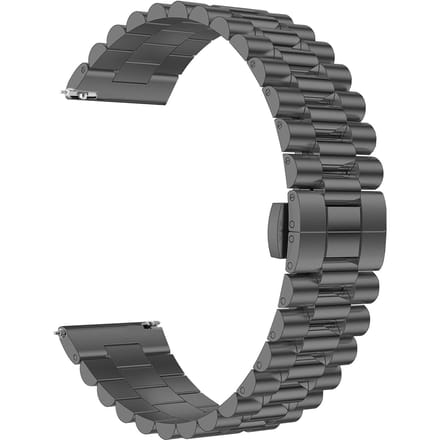 Amazfit Bip Presidential stalen band (zwart)
