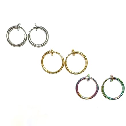 Clip Oorbellen - Oorclips - Regenboog ringetjes - MNQ bijoux