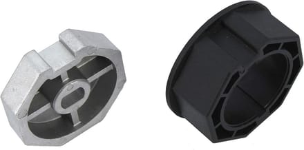 Achthoekige adapter 60 mm voor rolluikmotoren