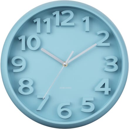 Karlsson wandklok elevated classic numbers mistige Ø33,5cm