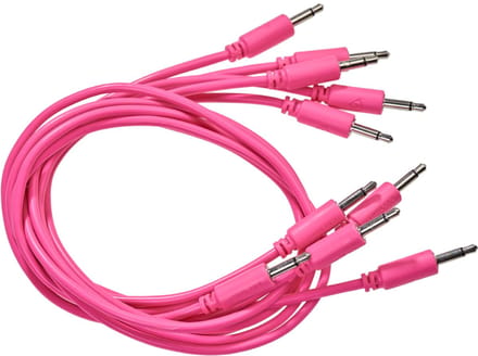 Black Market Modular Patch Cables 90mm Pink (5-Pack) - Patchkabel