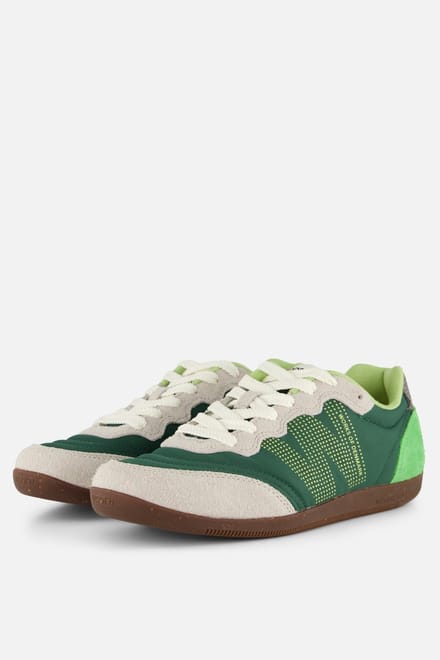 Woden Nanna Sneakers groen Leer - Maat 41