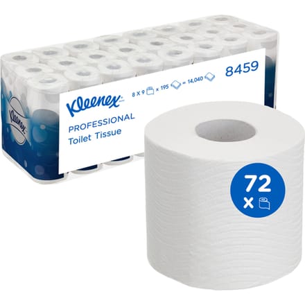 Kleenex - Toiletpapier kleenex 3-laags 195vel wit 8459