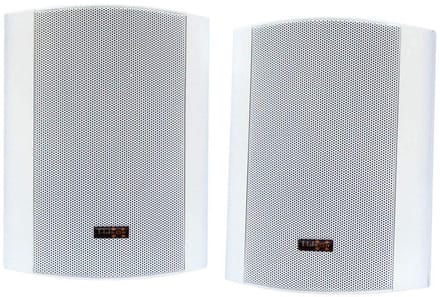 E-Lektron EWL5A Wit - Actieve luidsprekerset - Met muurbeugels - 120 watt