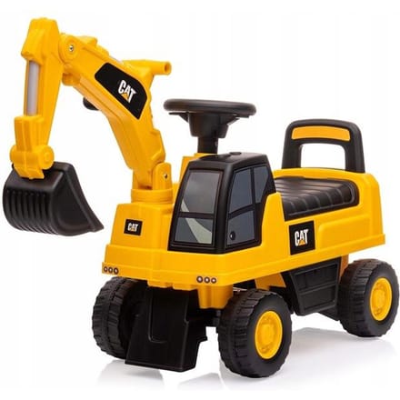 Milly Mally CAT Excavator loopauto met geluid - Rijder