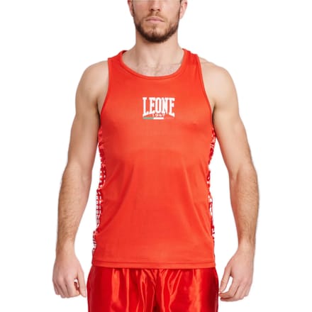 Leone1947 Ab726 Mouwloos T-shirt Rood XL Man