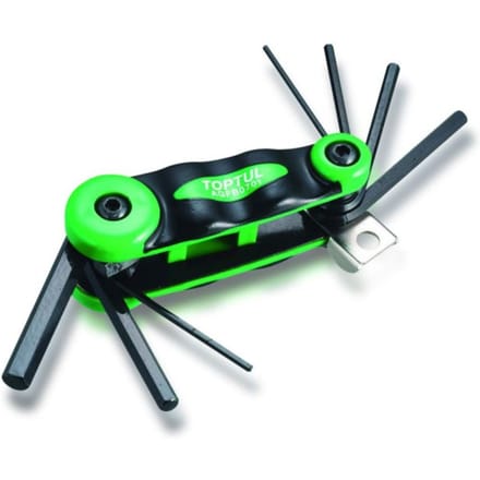 Zeskant stiftdoppenset HEX TOPTUL 7 stuks (2, 2,5, 3, 4, 5, 6, 8 mm)