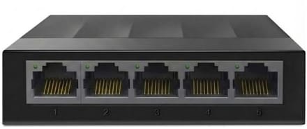 SNJY® Netwerk Switch - Netwerk Splitter - Ethernet Splitter - 5-Poorts - Zwart