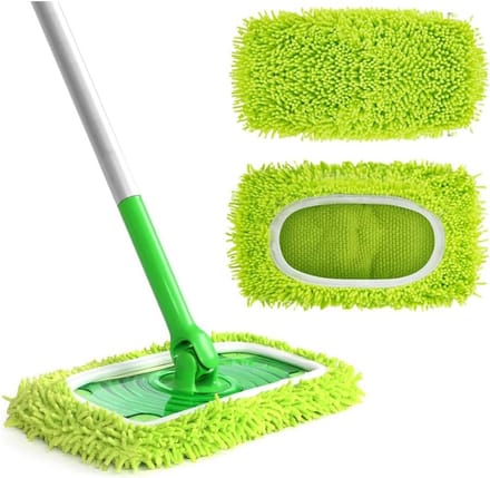 Herbruikbare microvezel doekjes voor Swiffer Wetjet - Wasbare dweilpads (2 stuks)