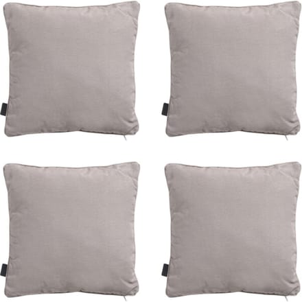 Madison - Sierkussen Panama taupe - Ca. 60x60 cm - Set van 4
