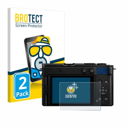 BROTECT - Screenprotector voor Panasonic Lumix DC-S9 - Folie Beschermfolie matte 2 Stuks