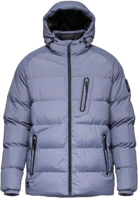 OMBRE Jas - Rits - Effen Denimblauw M