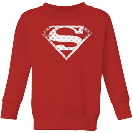 Superman Spot Logo Kids' Sweatshirt - Red - 98/104 (3-4 jaar)