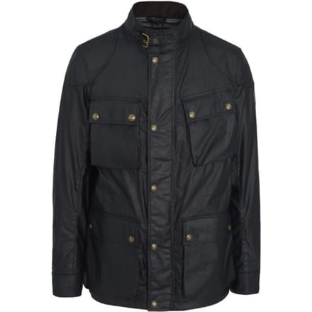 Belstaff Fieldmaster zwart gewaxt jack