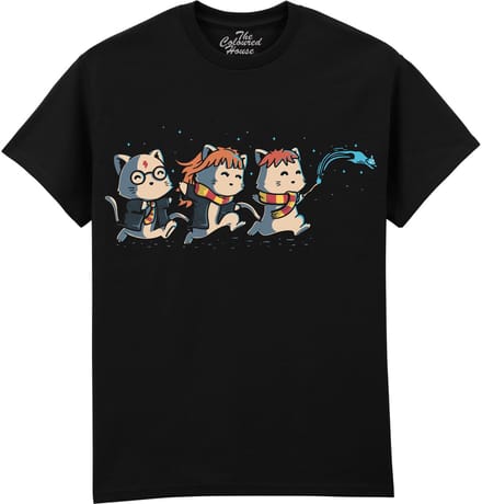 Harry Potter Cats The Coloured House T-shirt M