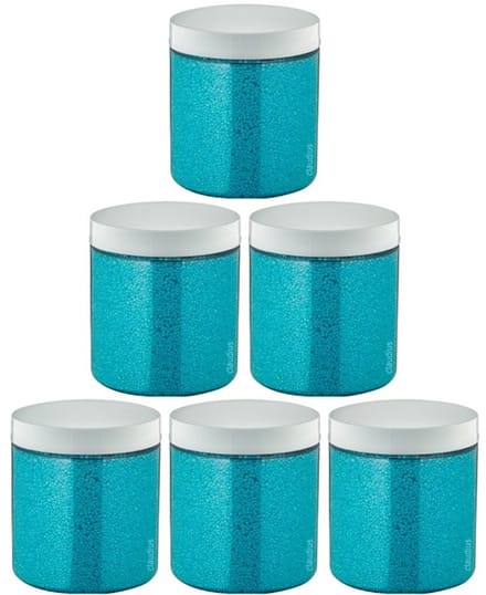 Badkaviaar Opium - 200 gram - Pot met witte deksel - set van 6 stuks - bad parels voor in bad